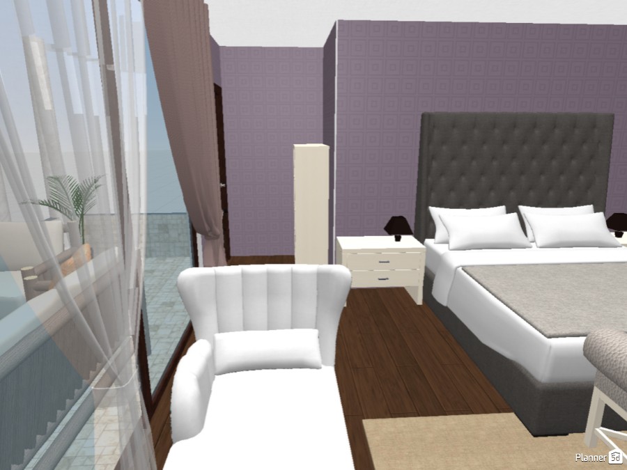 Master Bedroom - Free Online Design | 3D Floor Plans by Planner 5D
