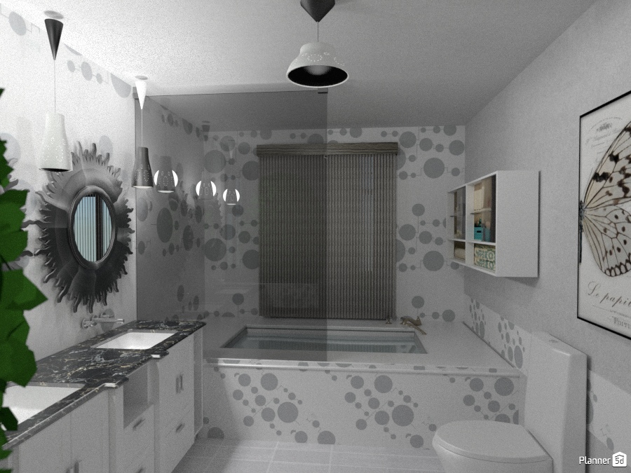 B&W Bath #1632645 by Moonface