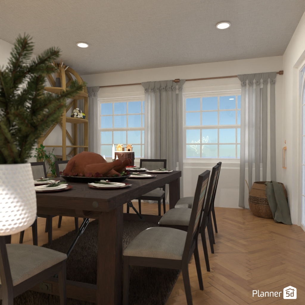 DB: Thanksgiving Day - room shell copy #23417963 by Editors Choice