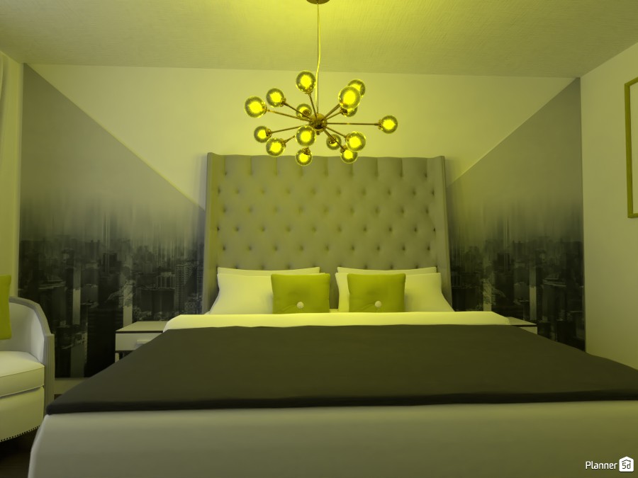 BEDROOM WITH GOLDEN LIGHTS #3630298 by Huzaifah Al-Quraishi