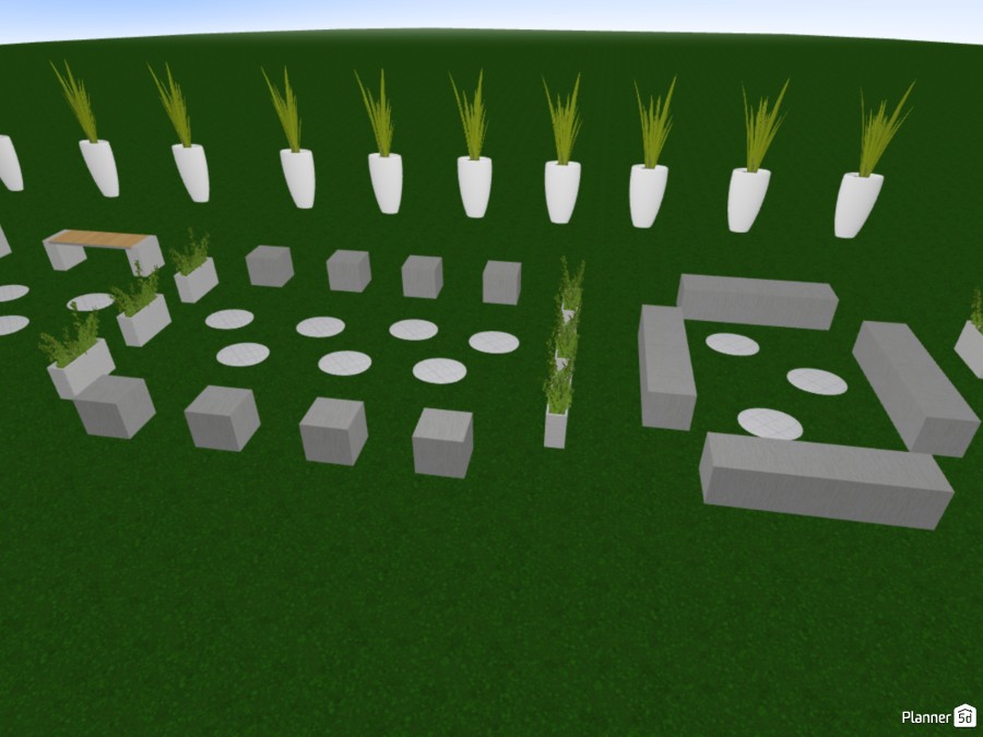 mobiliario pino verde #22995246 by User 147325918