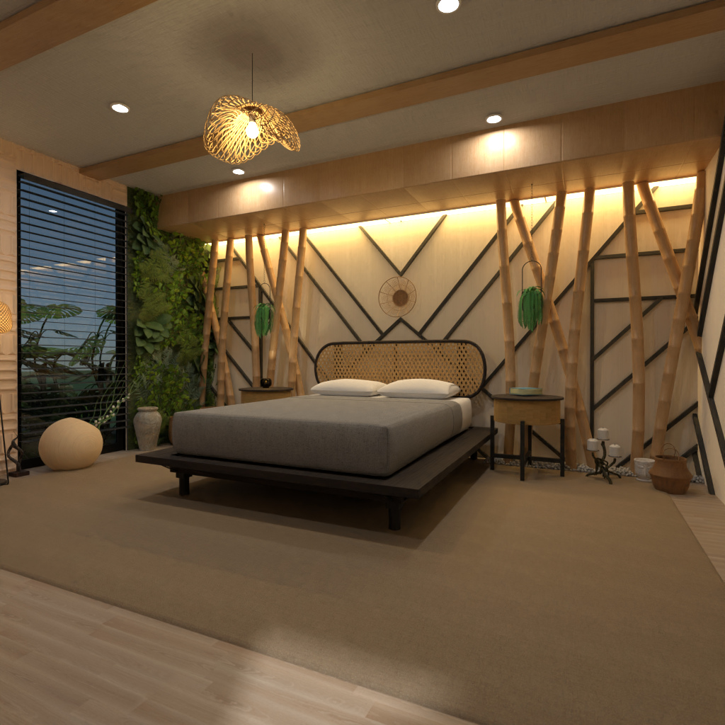 Wabi Sabi Bedroom #14551555 by Editors Choice