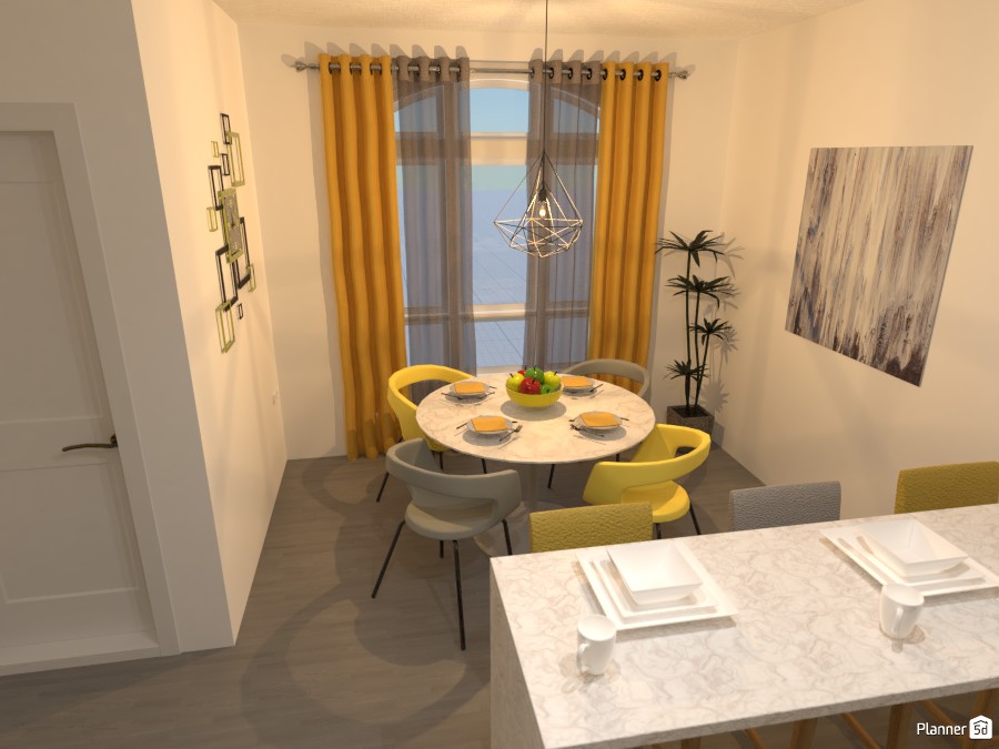 Comedor amarillo #3470591 by Laura