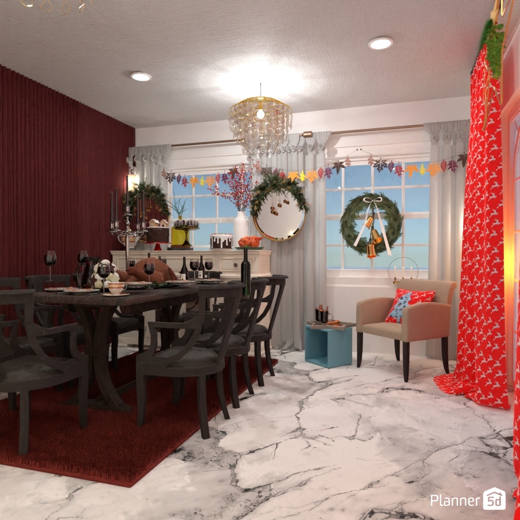 DB: Thanksgiving Day - room shell copy #23477163 by Editors Choice