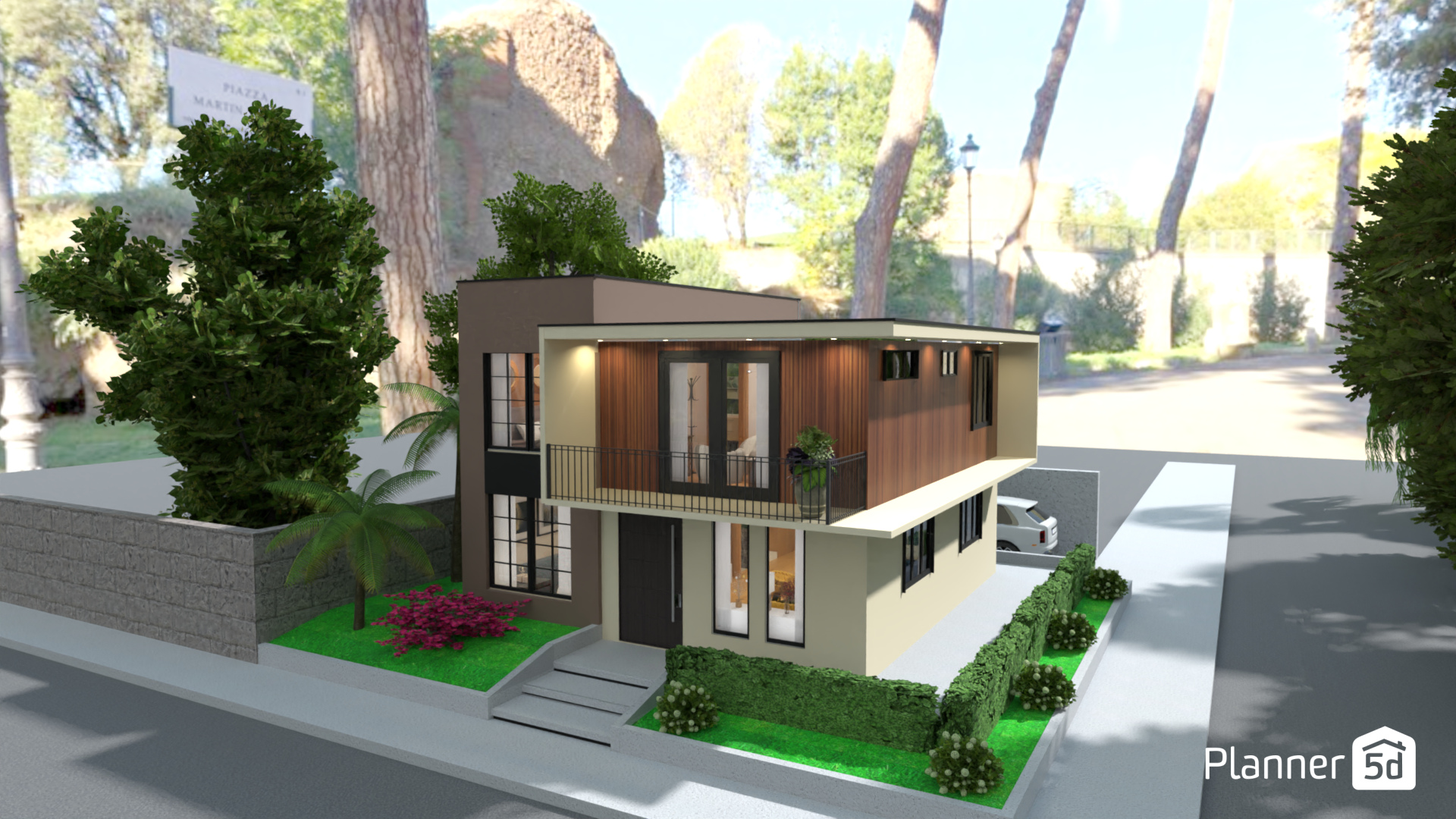 Modern two-story house #15918879 by MariaCris