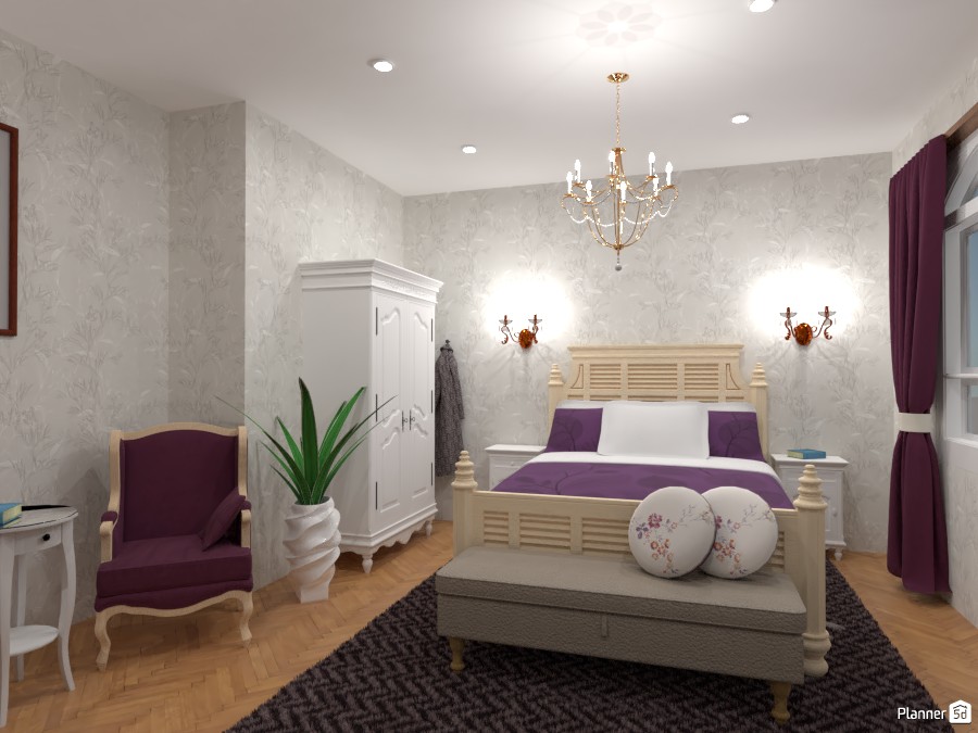 Classic bedroom : Design battle contest #4464073 by Gabes