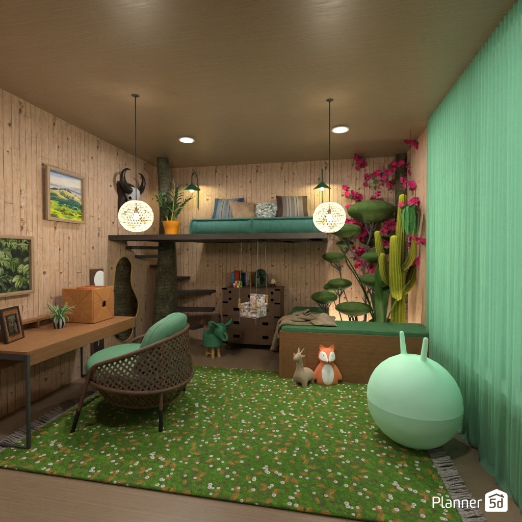 Jungle Bedroom #21806142 by Editors Choice