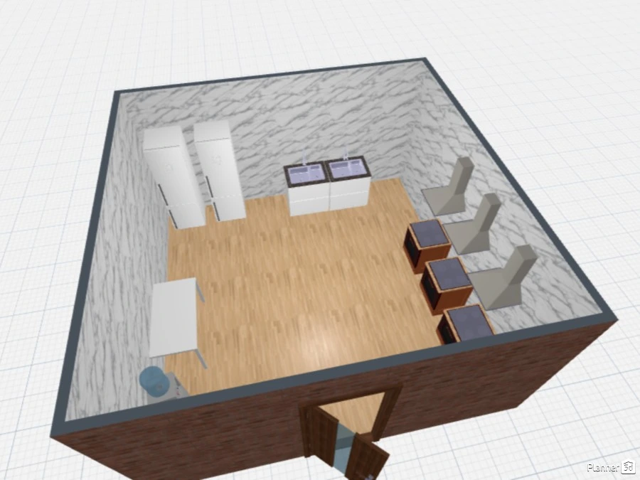 Ronan - Free Online Design | 3D Kitchen Floor Plans by Planner 5D