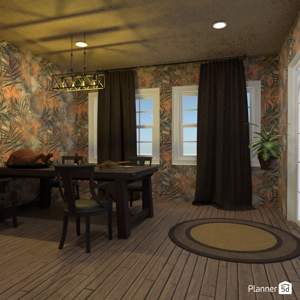 DB: Thanksgiving Day - room shell copy #23401759 by Editors Choice