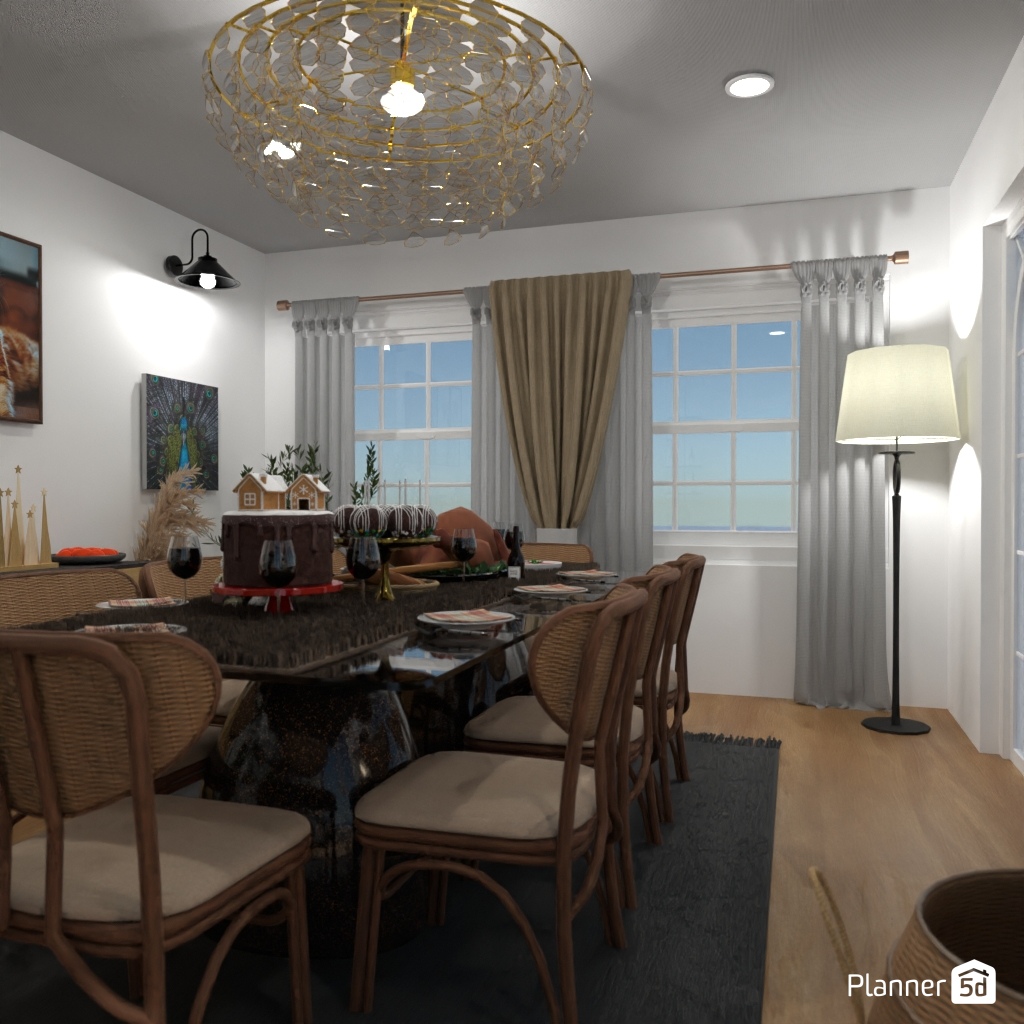 DB: Thanksgiving Day - room shell copy #23453735 by Editors Choice