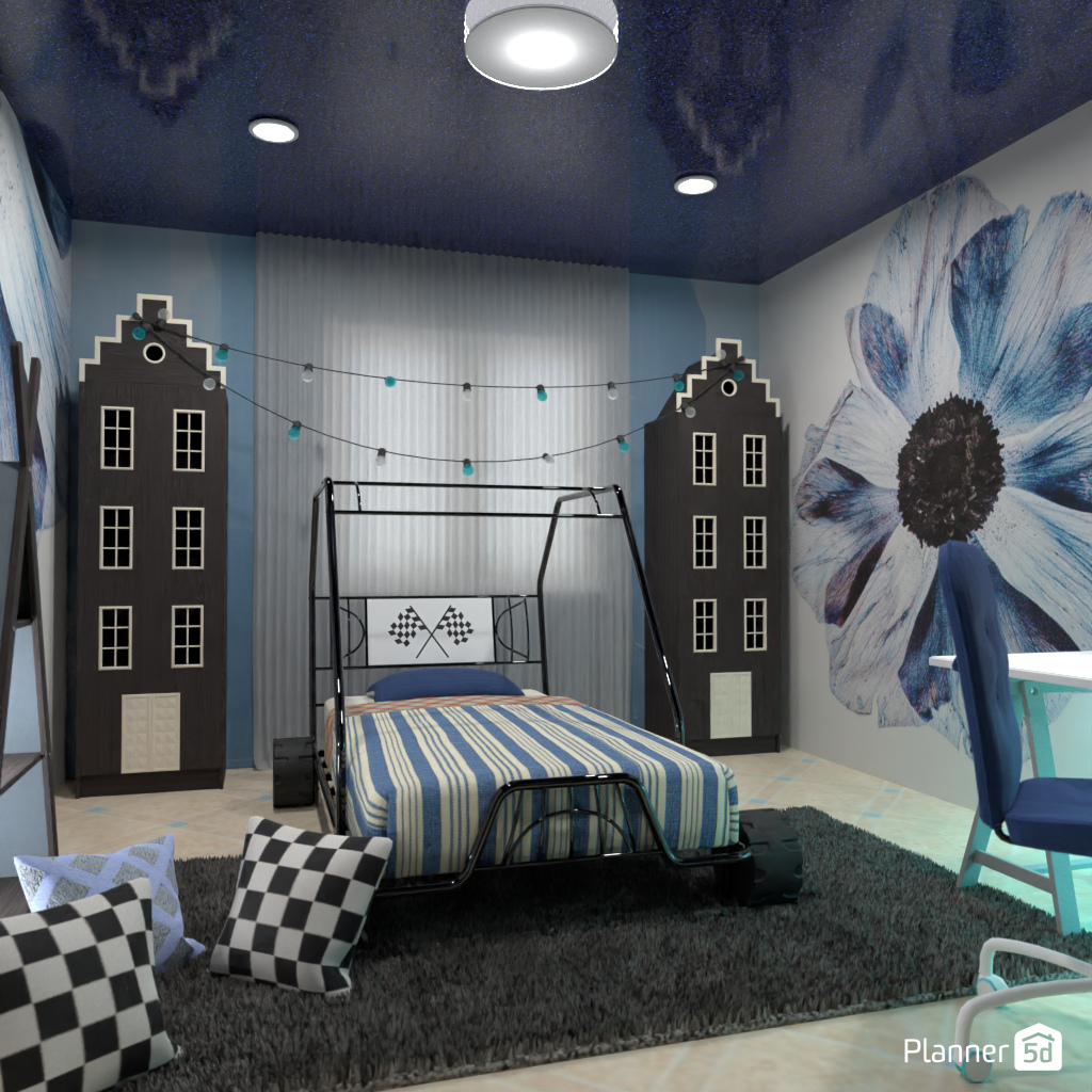 Blue kids room #19560664 by Editors Choice