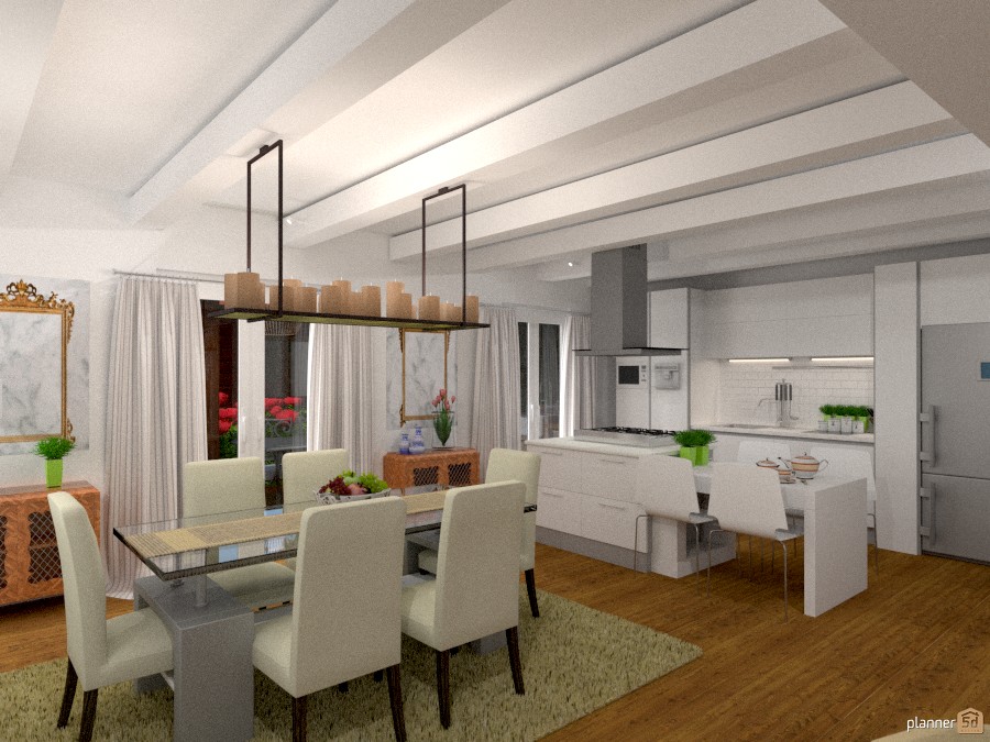 cucina, zona pranzo. #1185027 by Svetlana Baitchourina