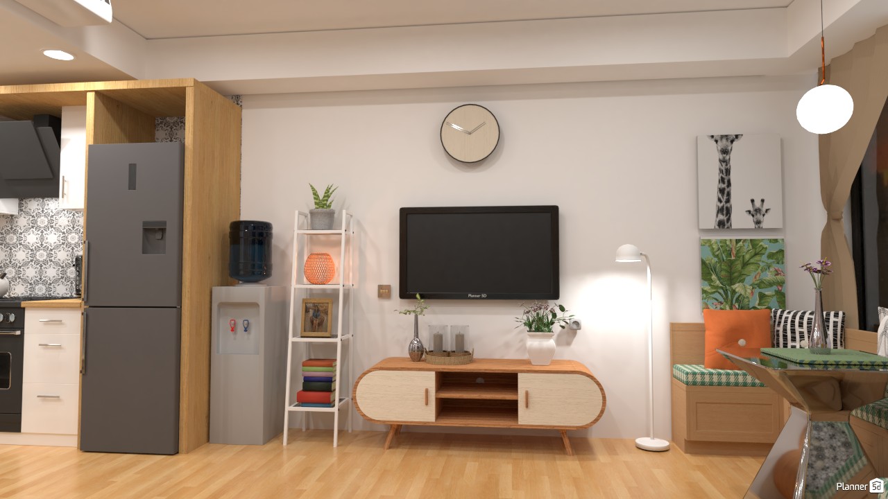 Scandinavian Apartement- Living Room #3402705 by Aderia Septiani