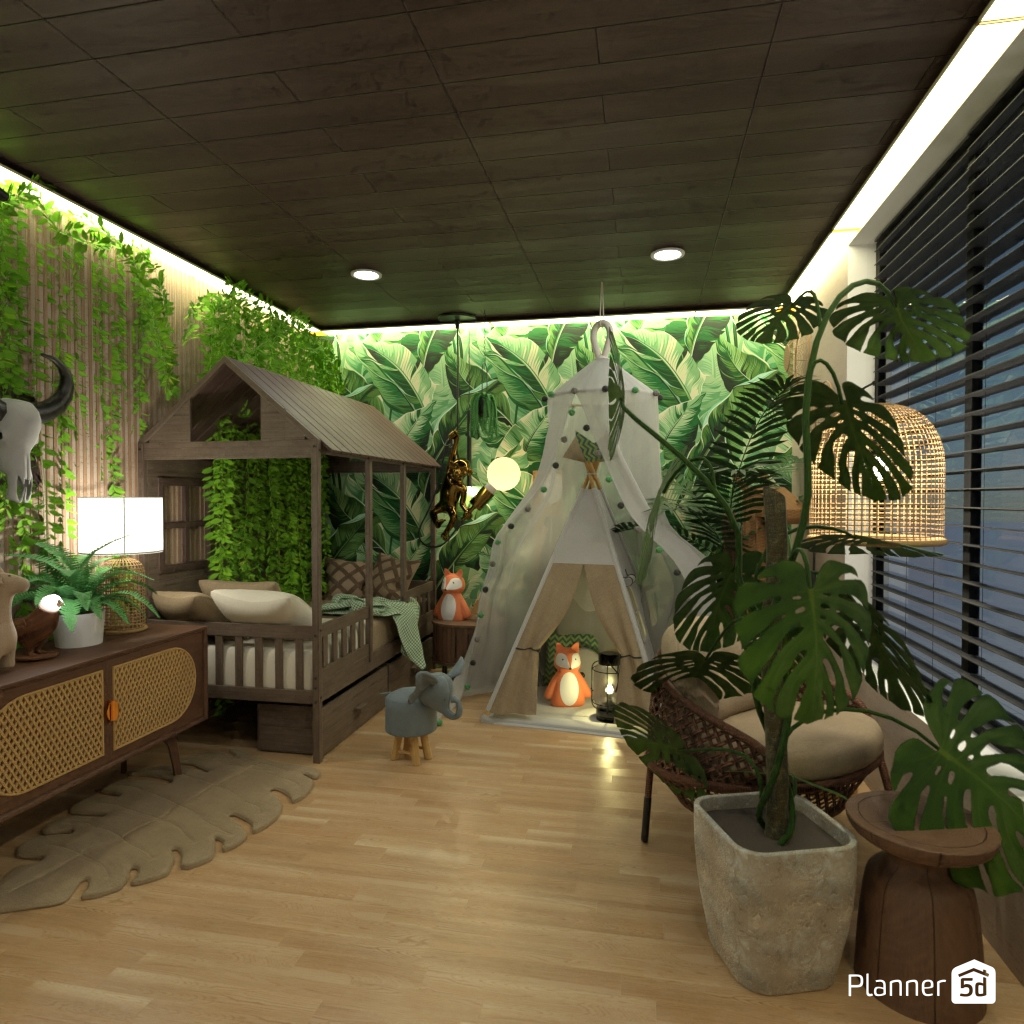 Jungle Bedroom #21823758 by Editors Choice