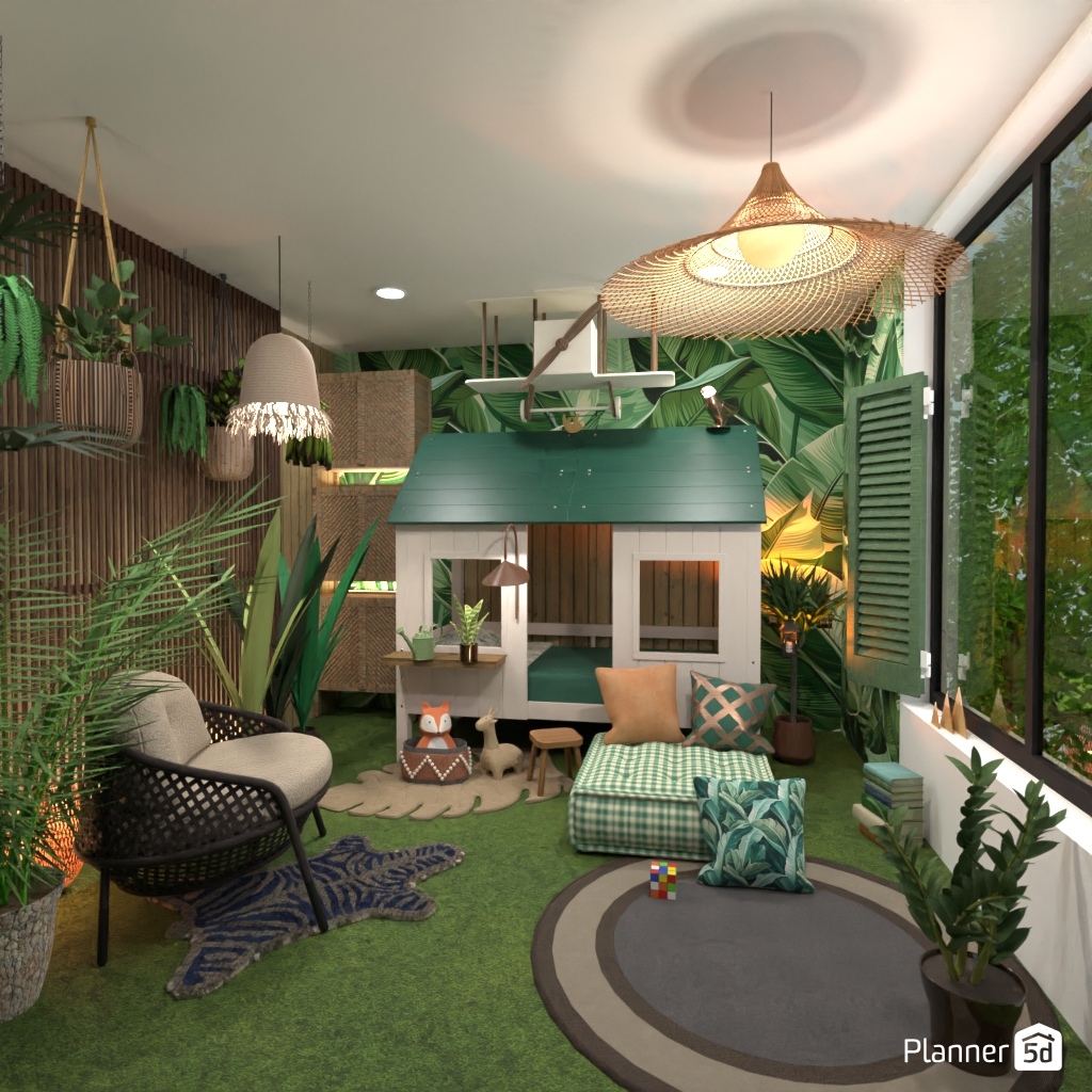 Jungle Bedroom #21804078 by Editors Choice