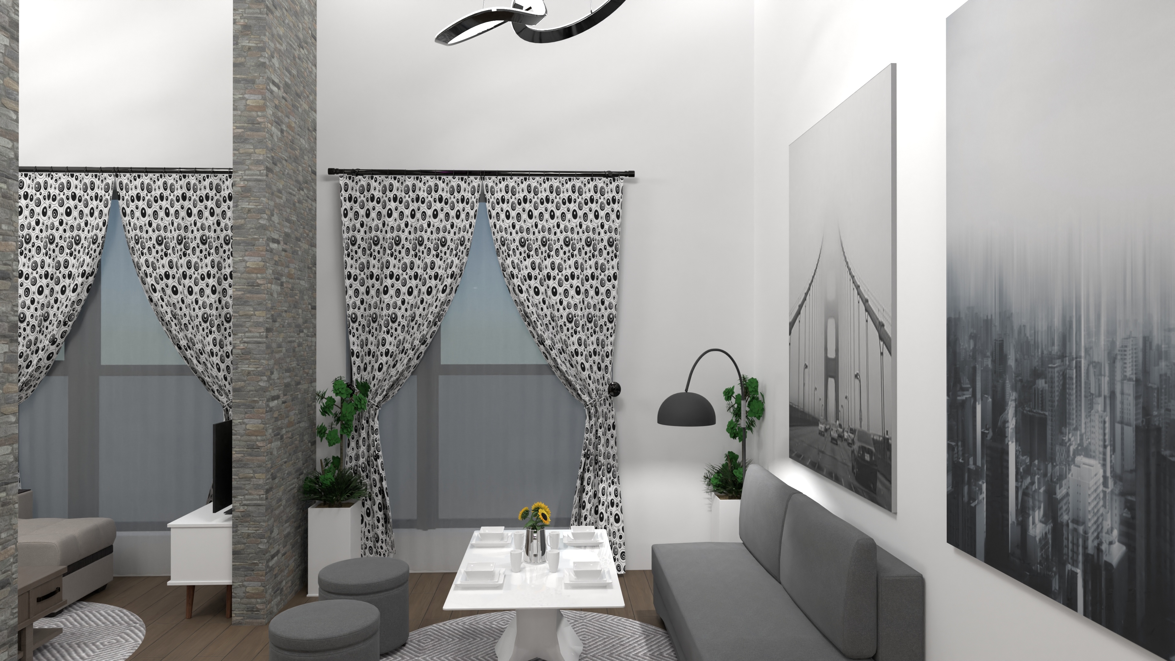 Loft Apartment with gaming room #23620911 by ZACKY DESIGNER