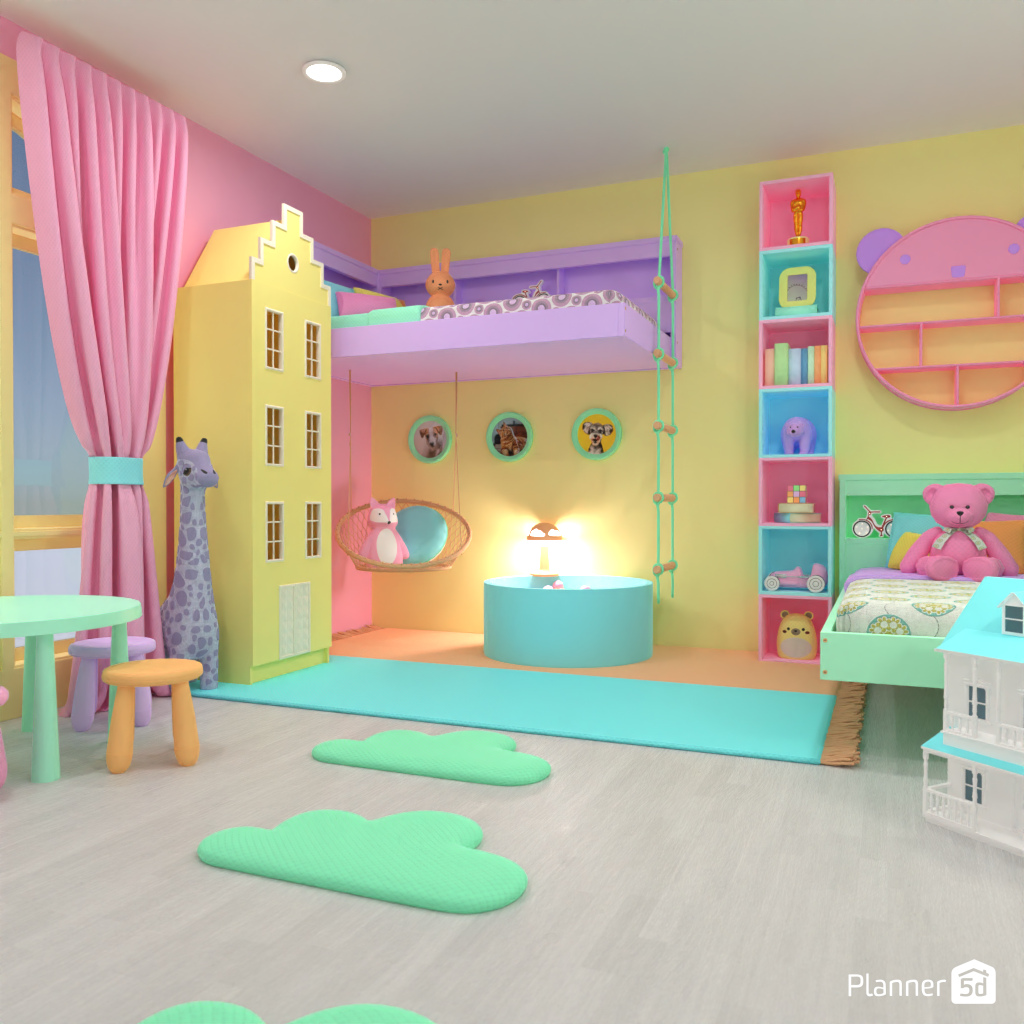 Candy Land Kid's Room #21289946 by Editors Choice