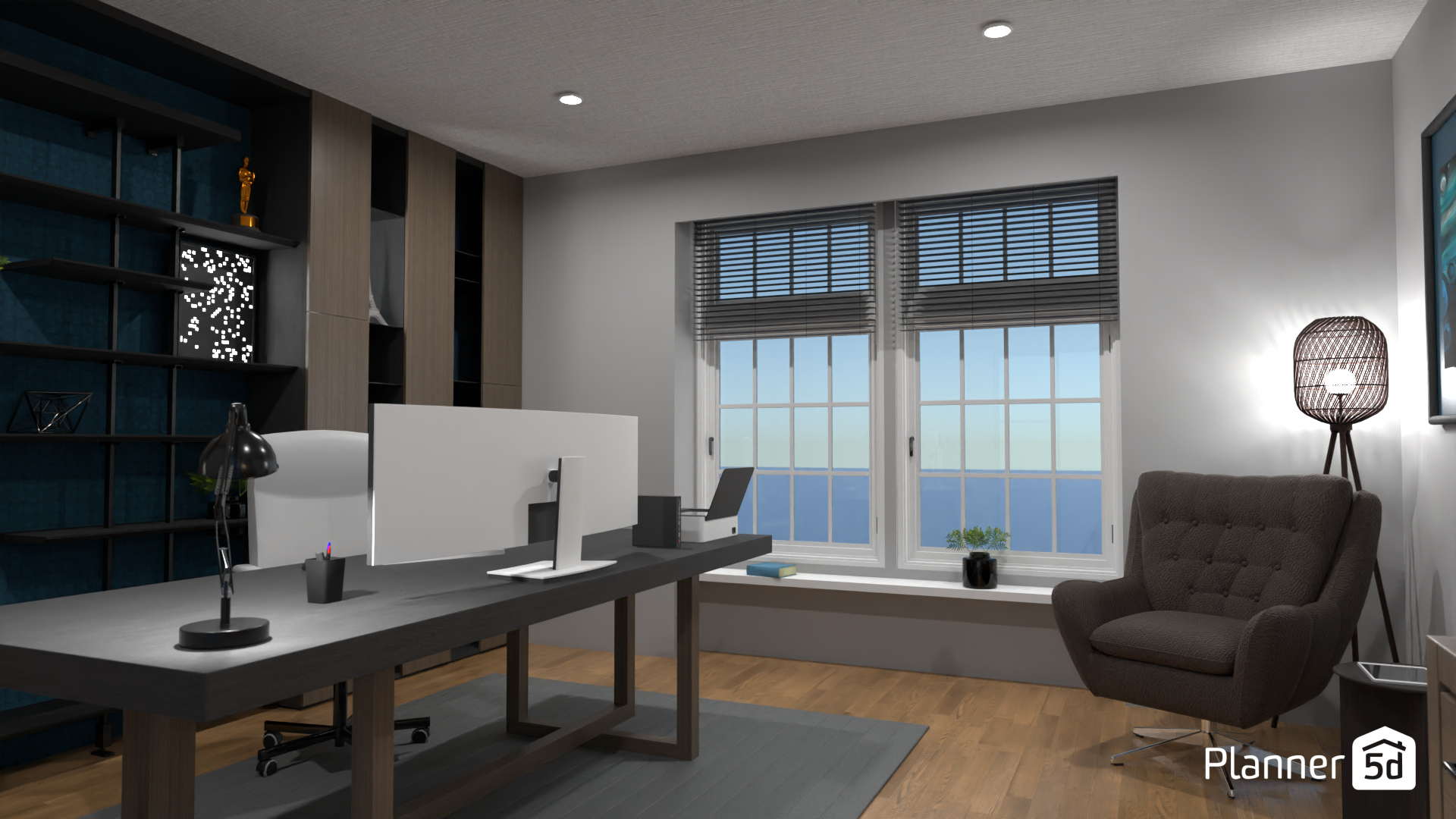 Blue wall : Design battle contest #15208535 by Gabes