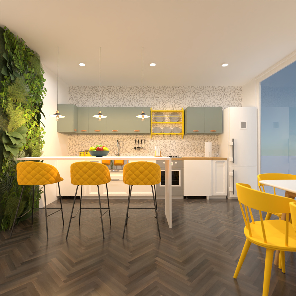 Sunny Kitchen #12510347 by Editors Choice