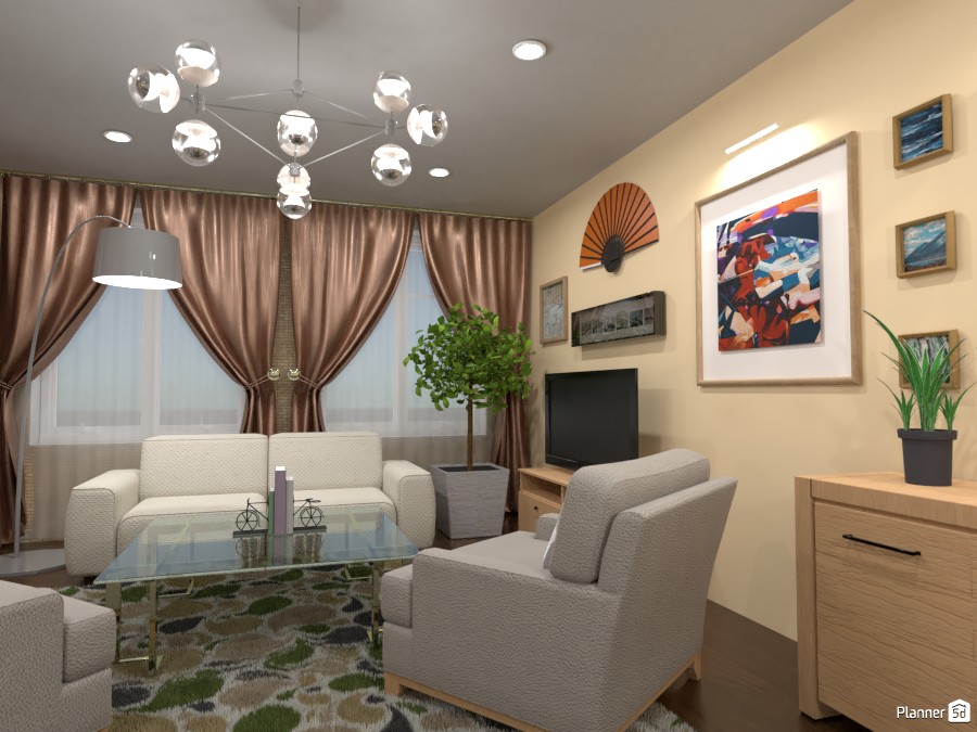 Room with paintings 2 #4557072 by Rita