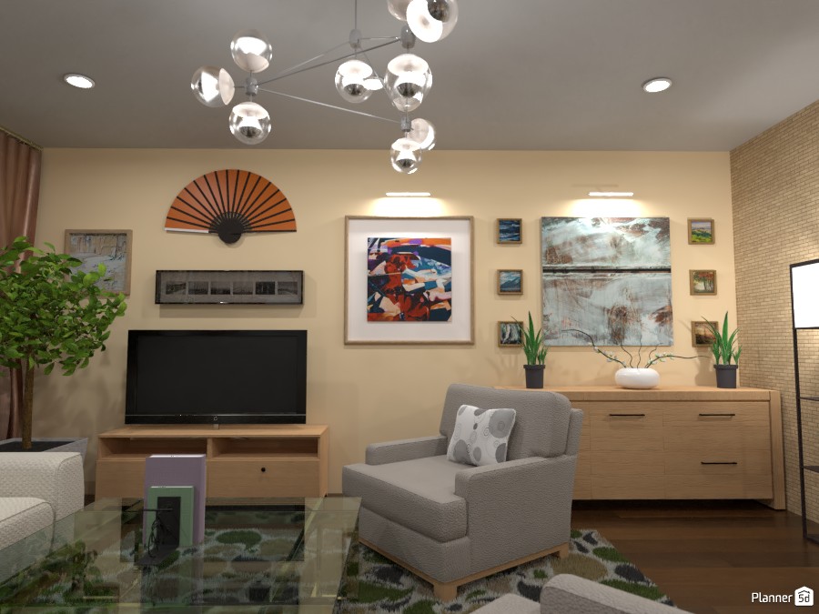 Room with paintings 1 #4557074 by Rita