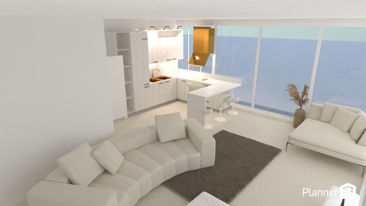 Kitchen, Lounge Apartment #19957696 by Beth🖤