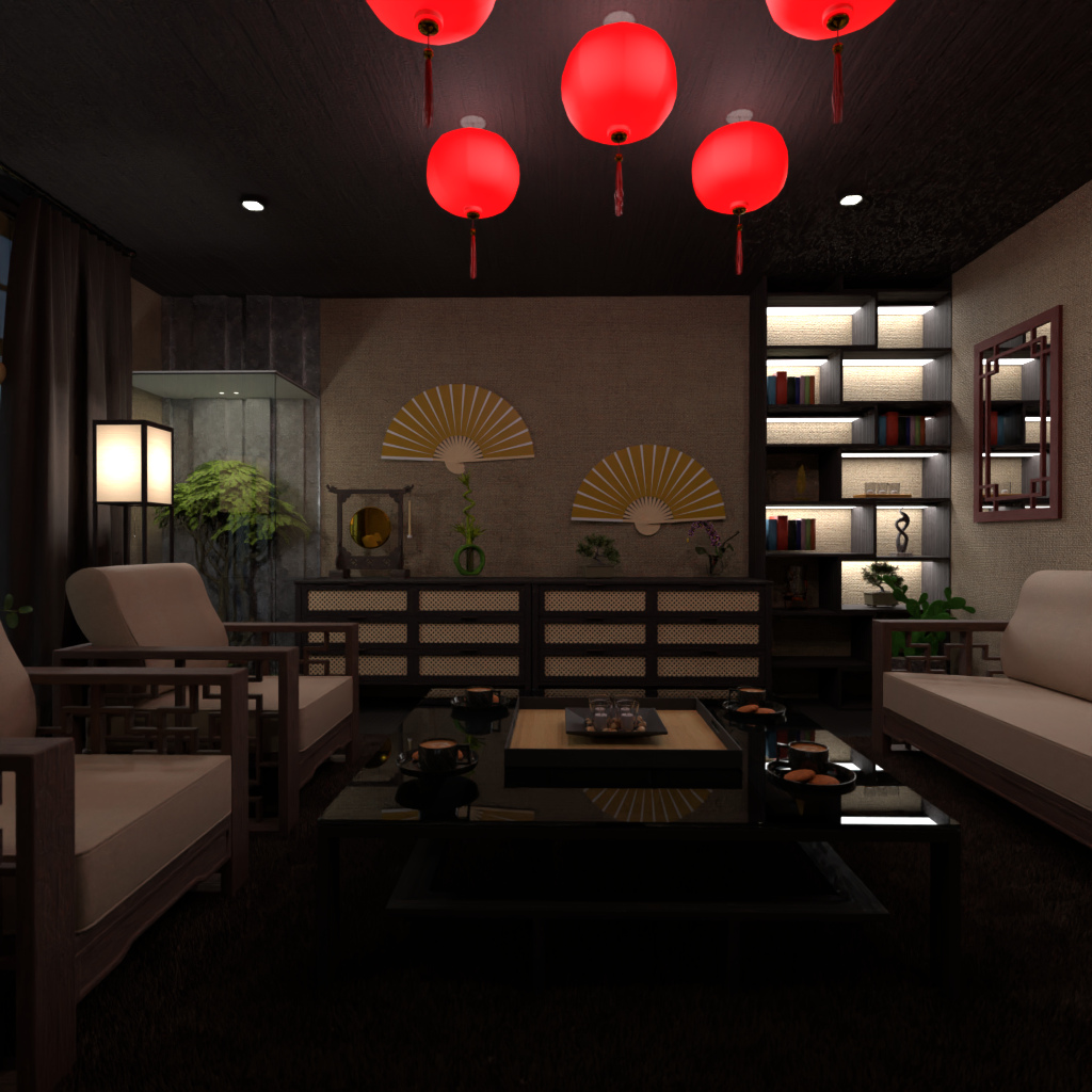 Japanese-style Living Room #15353963 Por Editors Choice