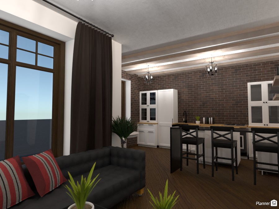Old Town Living and Kitchen #3716788 by JayMarie