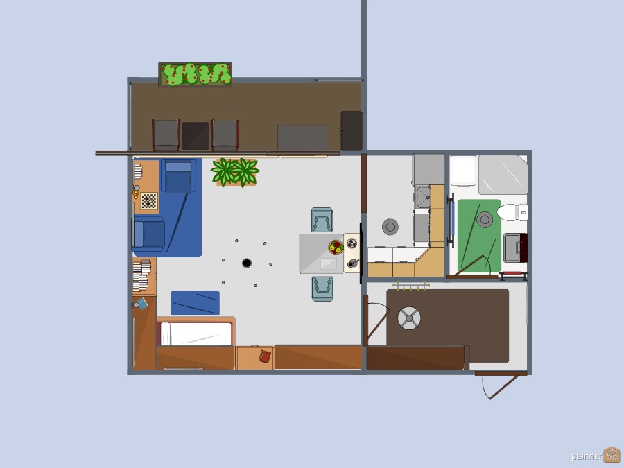 Small apartment for students - Pequeño apartamento para estudiantes 56201 by Siegfried Peter image