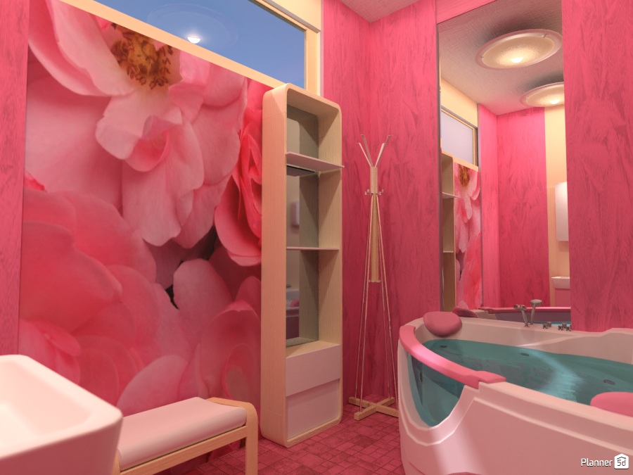 Розовая ванная комната 2051516 by Татьяна image