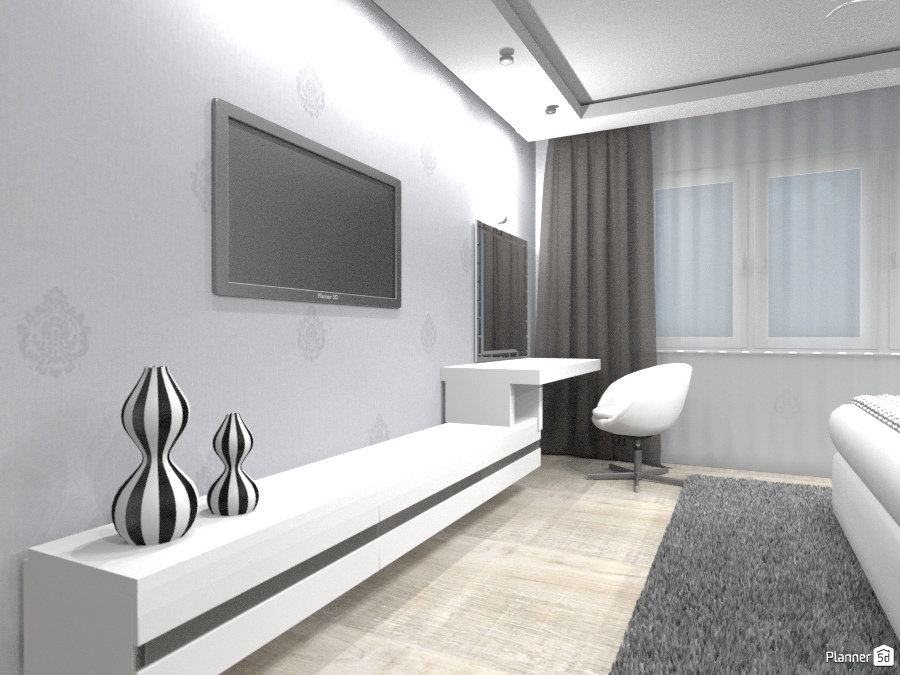 Спальня с туалетным столиком #1431534 by Ольга Строева