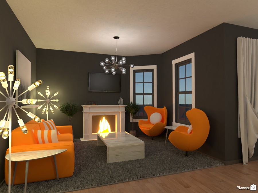 Living room and dining room contest design render #1 #3762772 by Doggy