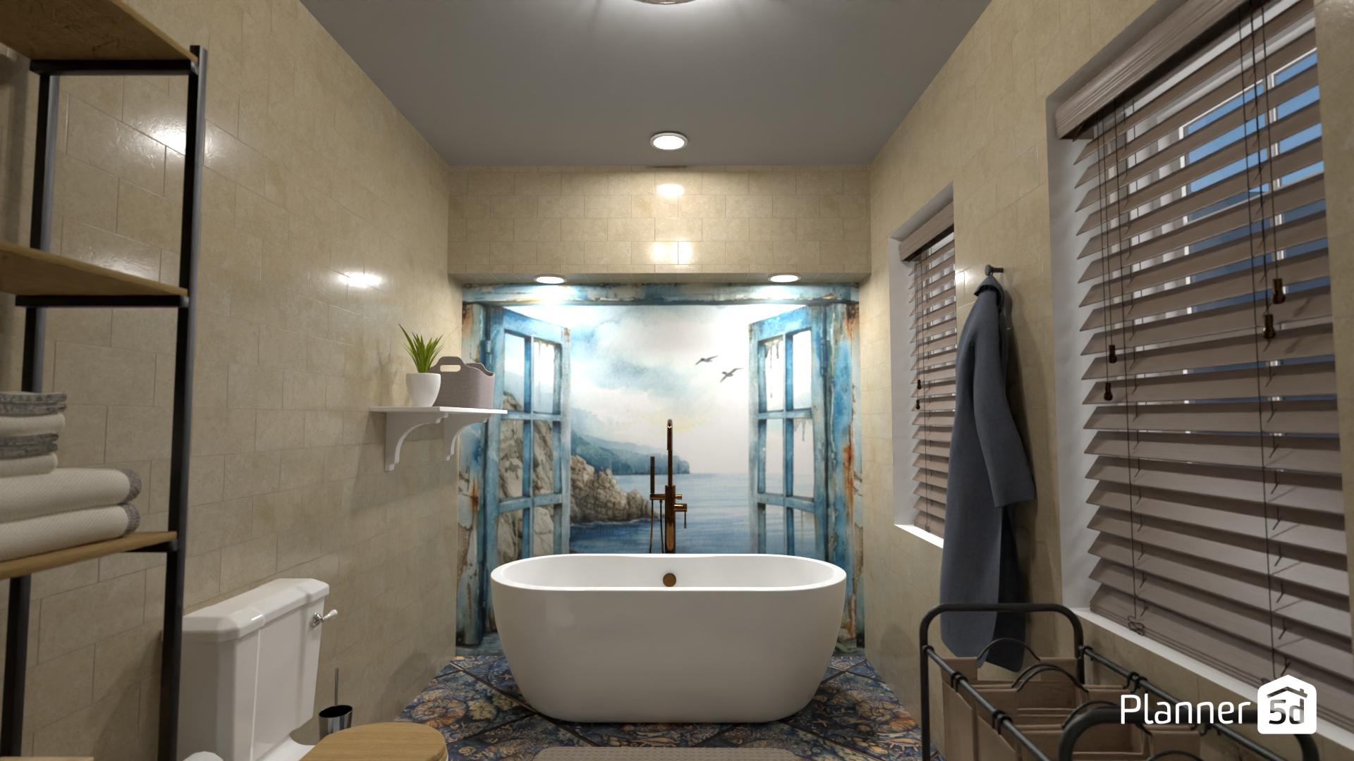 Bathroom - window to the world #20222107 by Rita