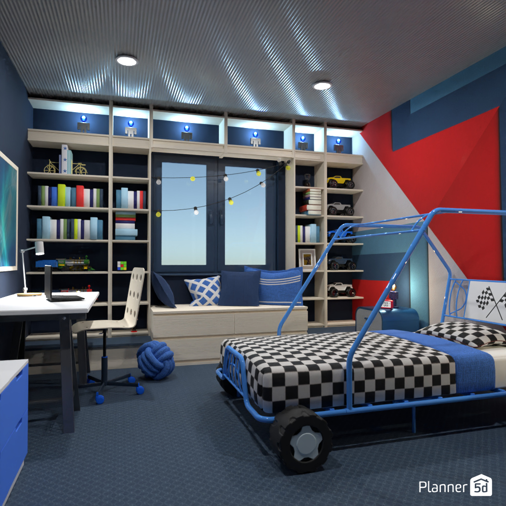 Blue kids room #19555360 by Editors Choice