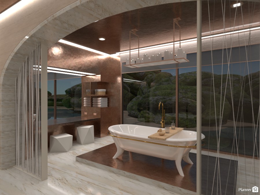bathroom luxury hotel 4434273 by Louise Deronne image