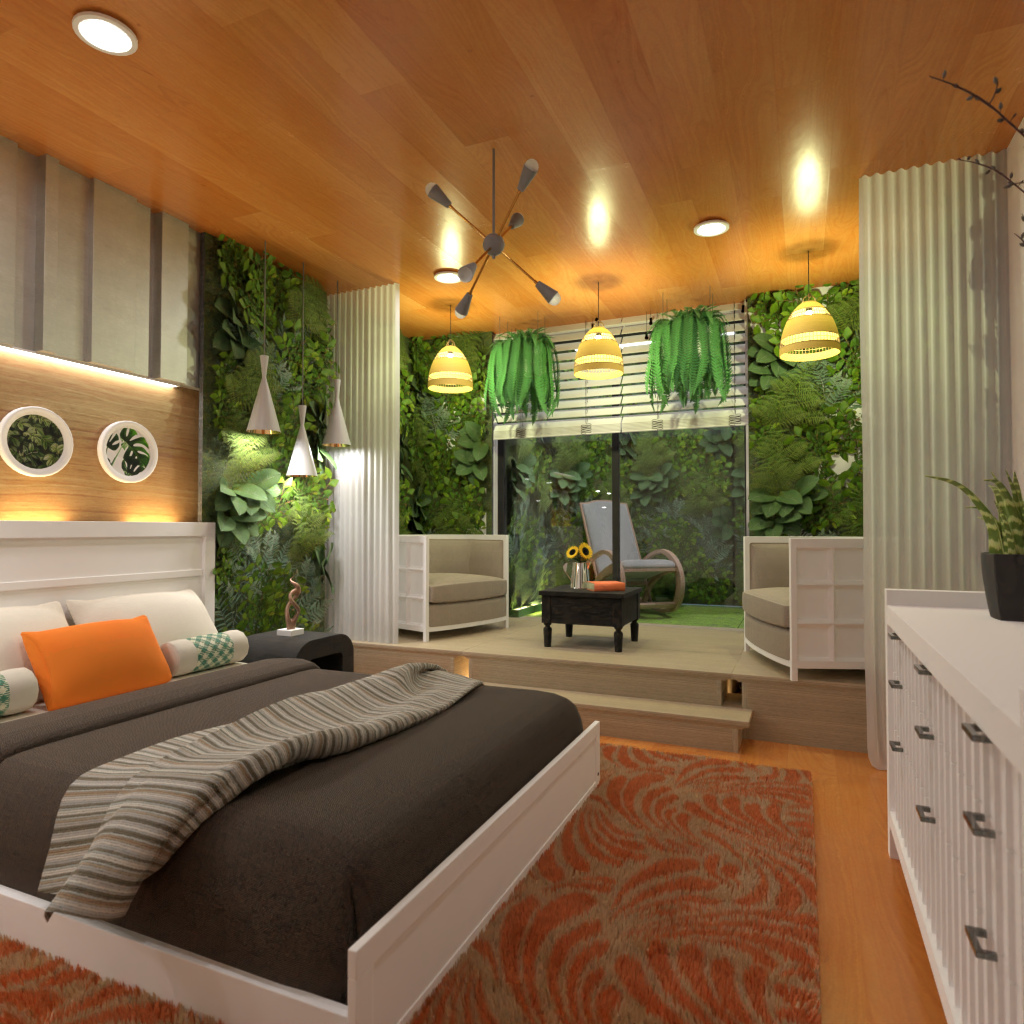 Dormitorio forestal #12846351 by Editors Choice