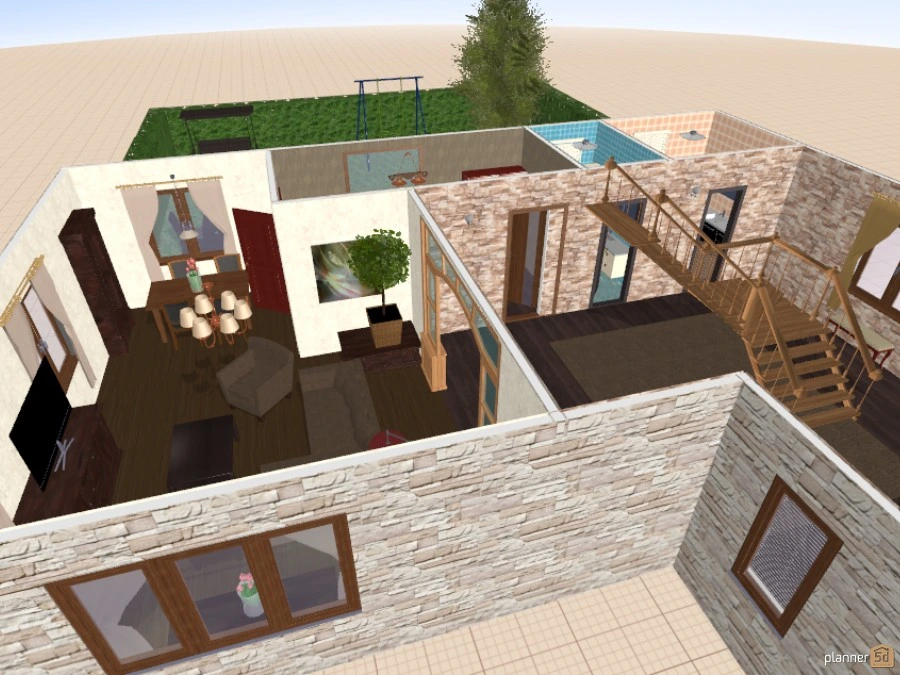 Family house #47776 by LaatomowA .