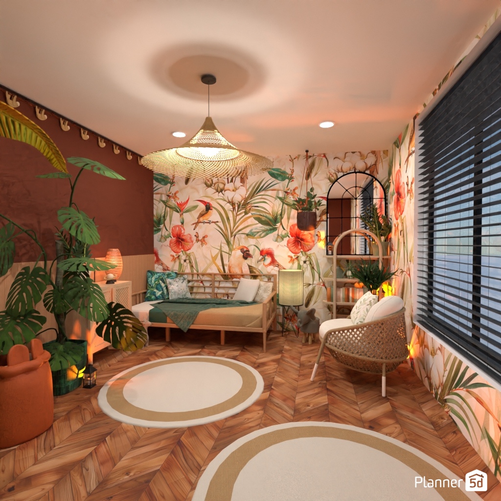 Jungle Bedroom #21769850 by Editors Choice