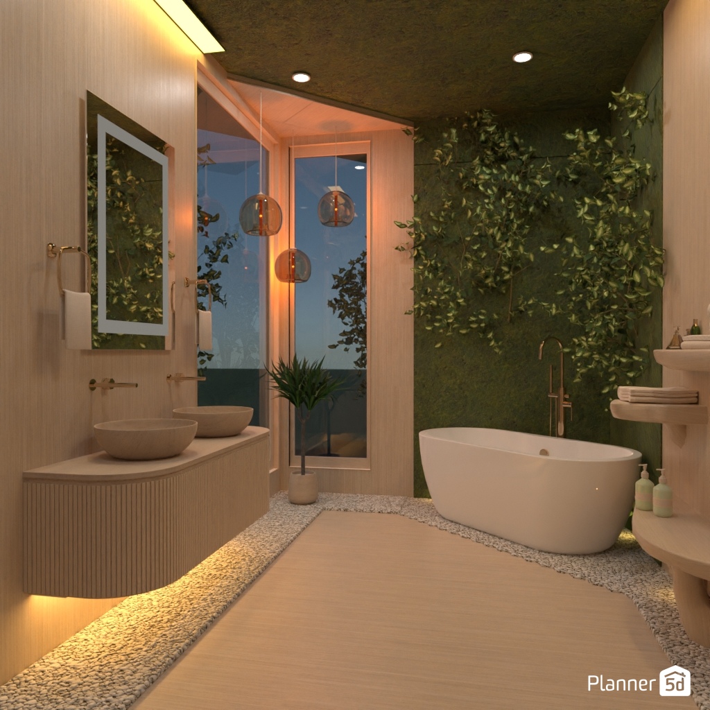Natural bathroom #22069694 by Editors Choice