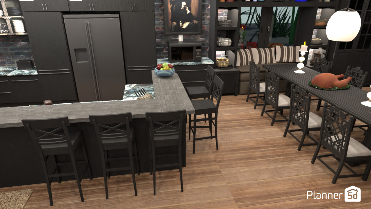 Kitchen and dining #12813083 by Aldona