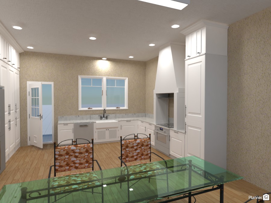 Kitchen remodeled, third draft 3877705 by Raymond Husser image