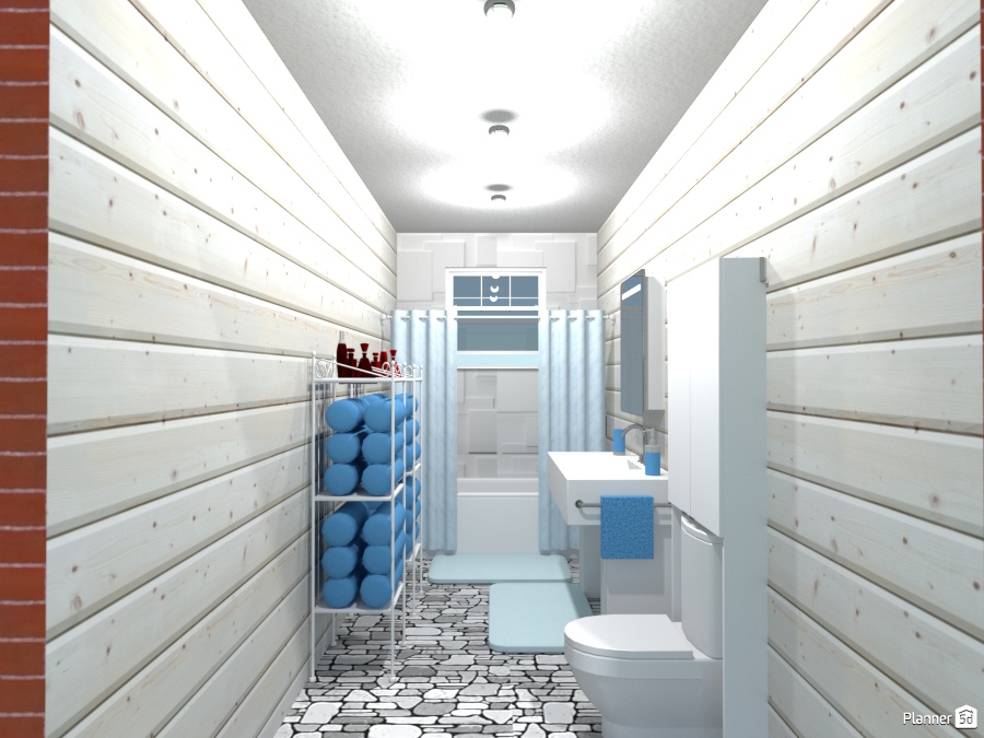 small shiplap bathroom #1370792 by Joy Suiter