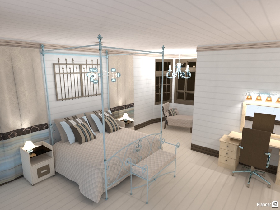 Farmhouse Challenge - Master Bedroom #2385567 by ESK