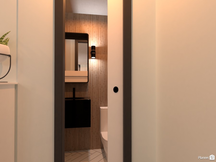 London-Inspired Powder Room #3713645 by Isabel