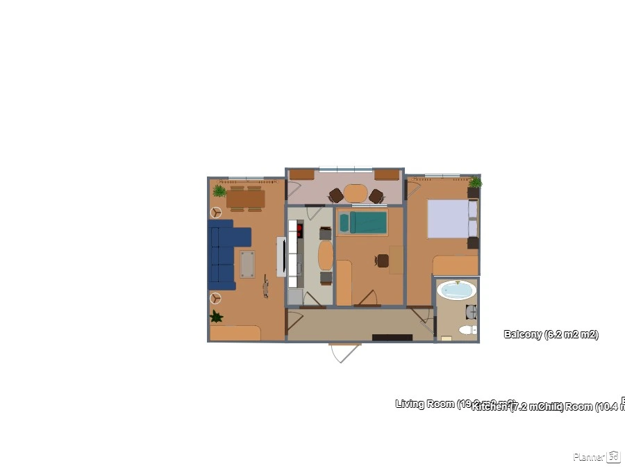 3 Room Apartment #2997288 by Anonymous