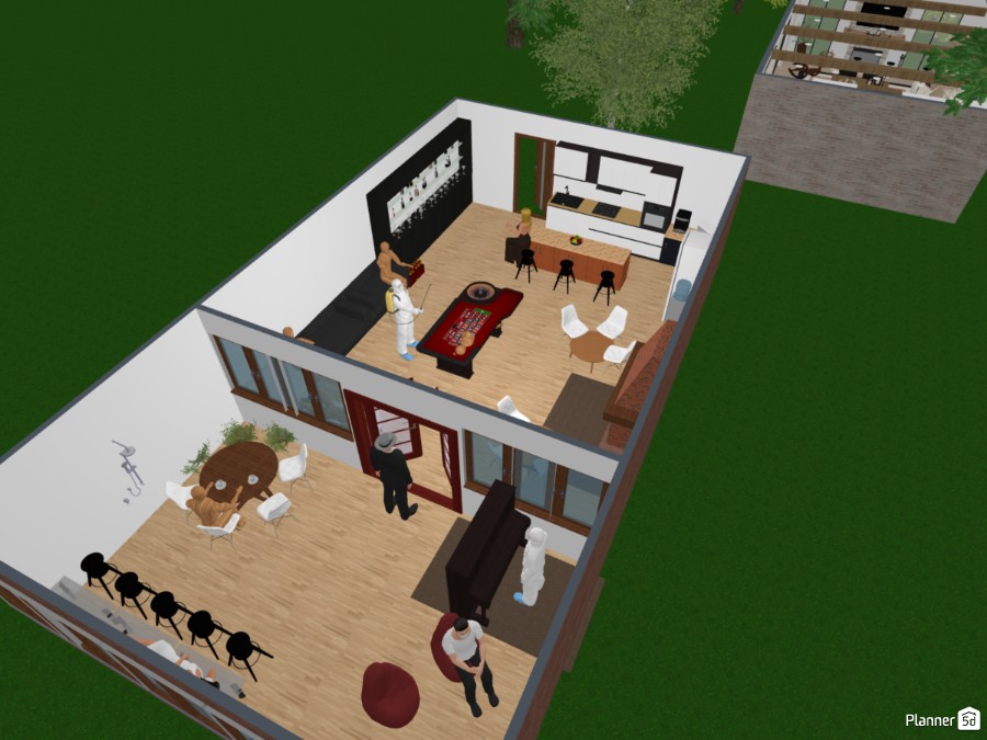 Kitchen and living #23407715 by User 158741174