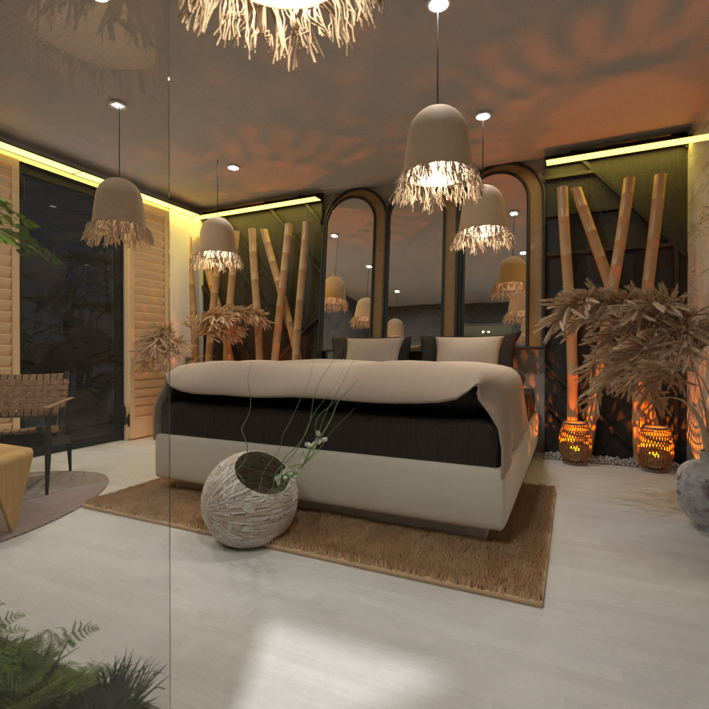 Wabi Sabi Bedroom #14578847 by Editors Choice