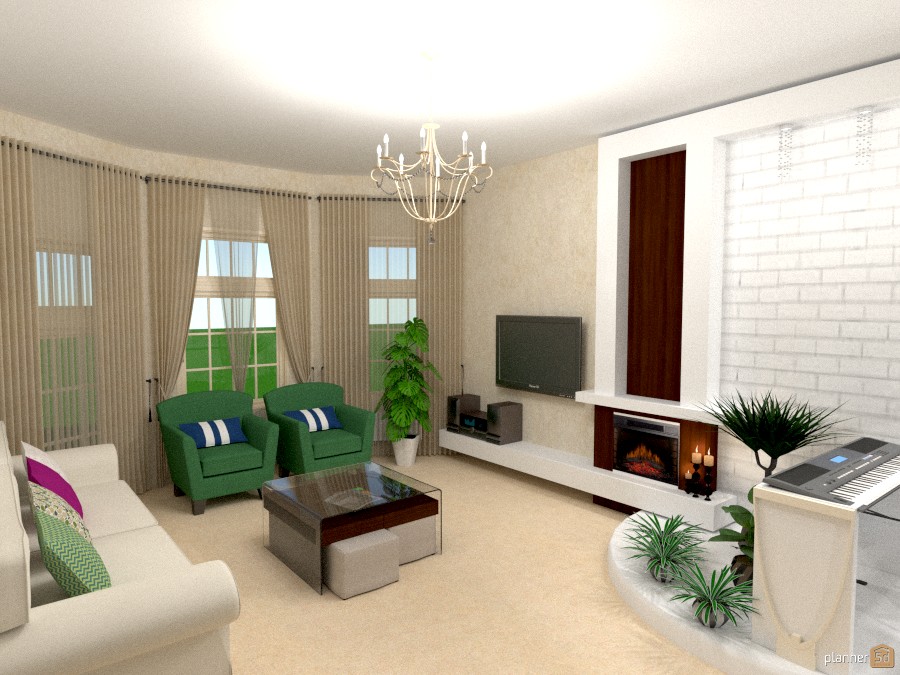 Гостиная #1060107 by Татьяна Максимова