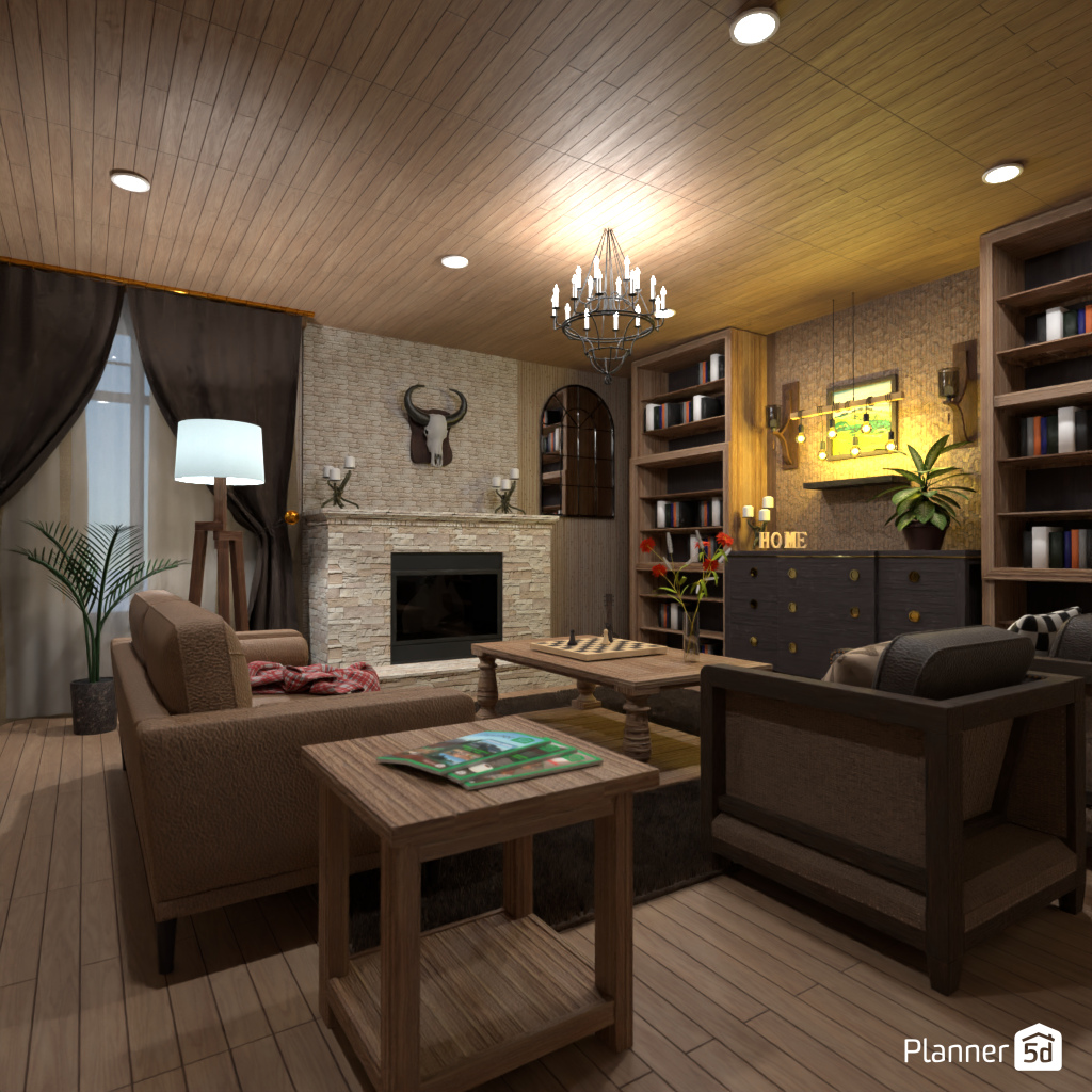 Country Living room #20218275 by Editors Choice