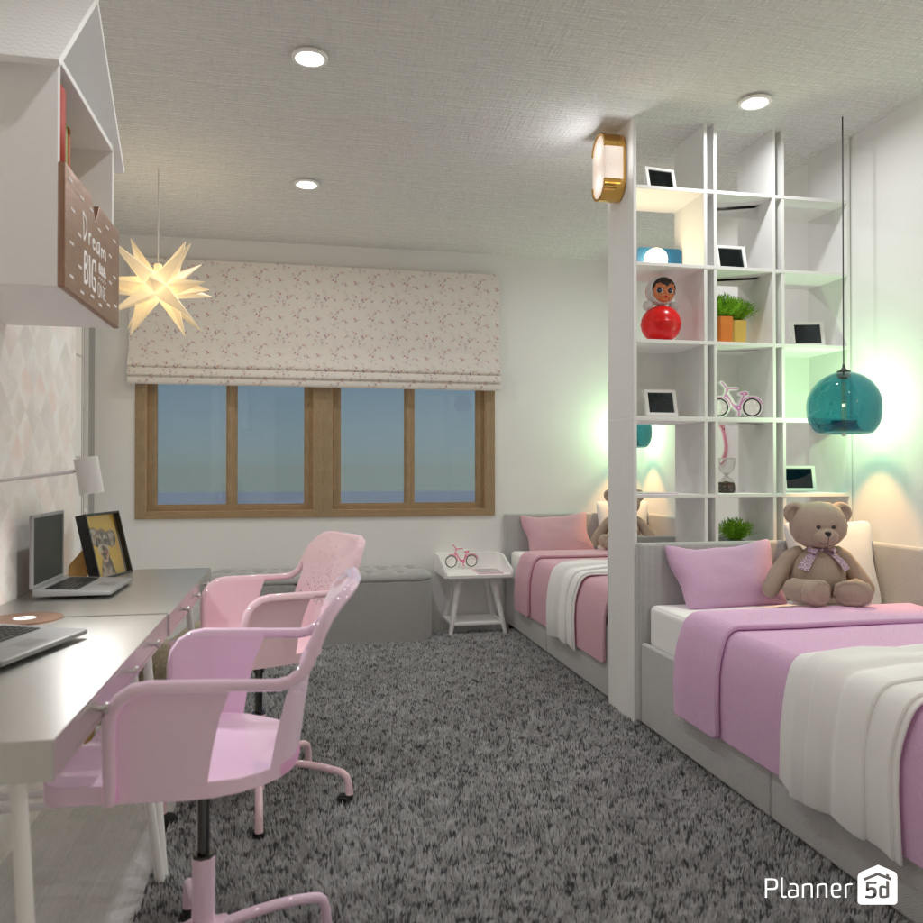 Bedroom for twins #18928128 by Editors Choice